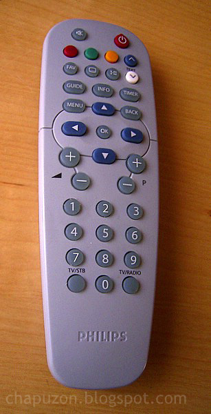 mando a distancia de decodificador TDT - Philips DTR 300 (receptor DVB-T)